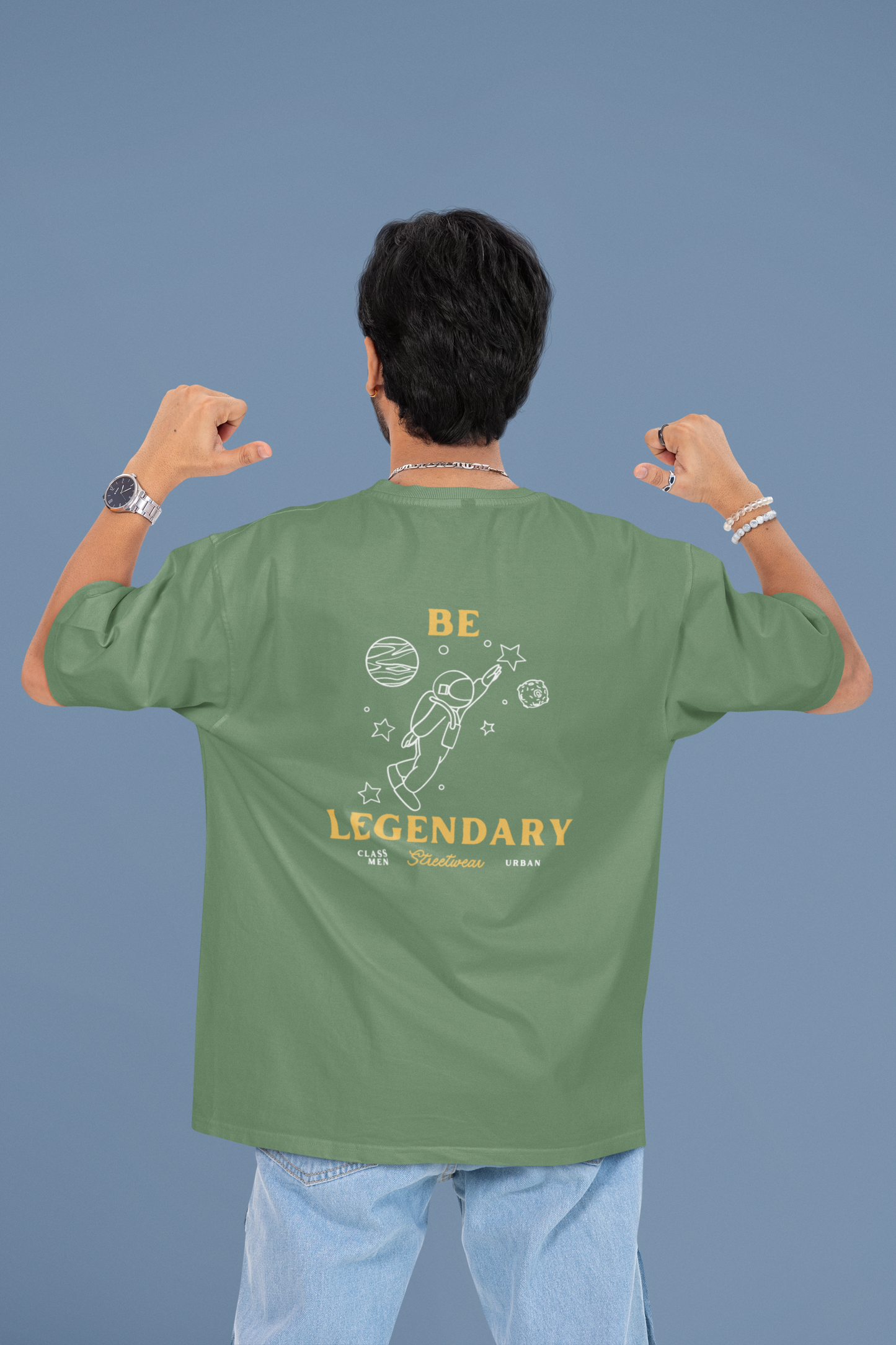 CAMISETA OVERSIZE -BE LEGENDARY, BE YOURSELF-