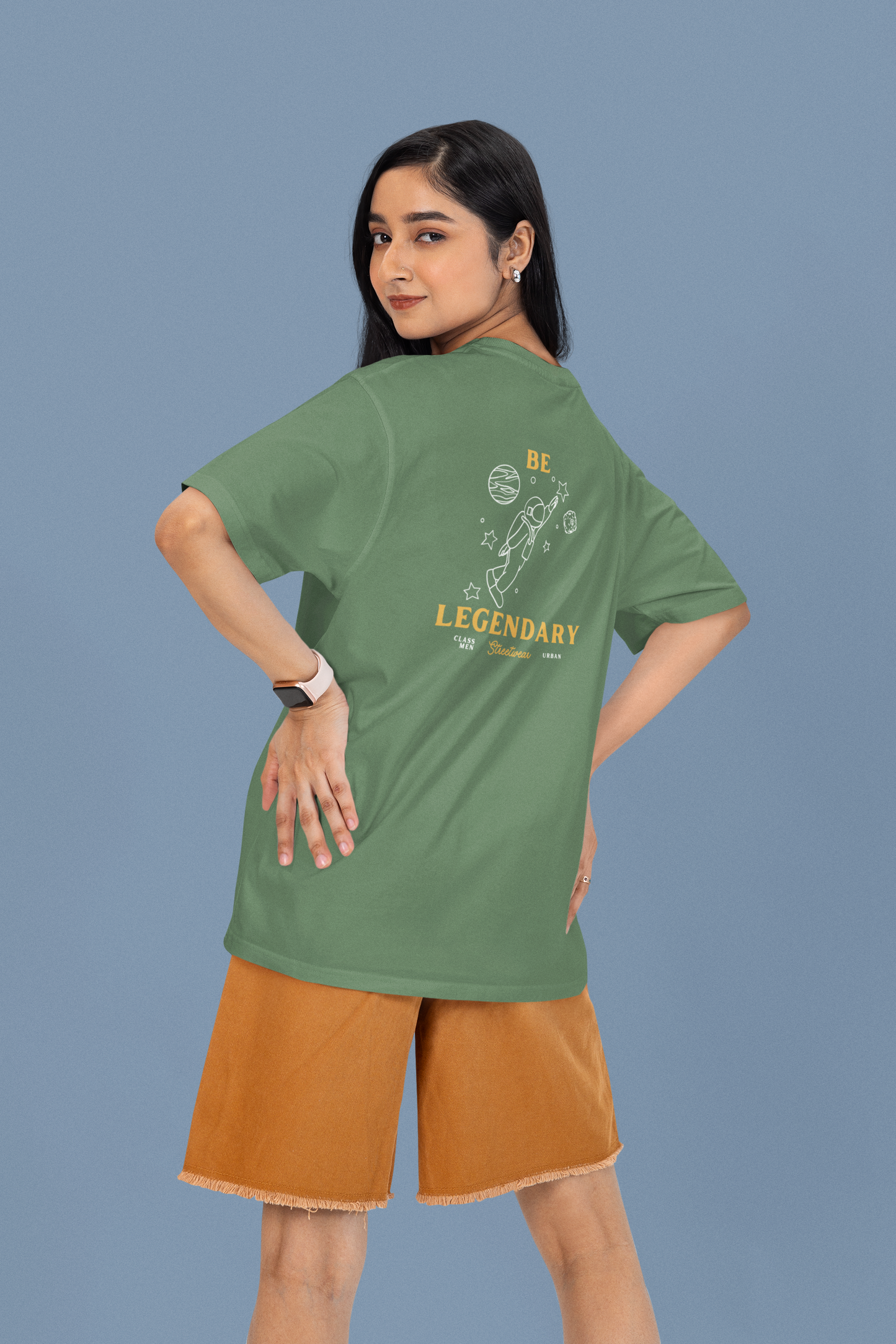 CAMISETA OVERSIZE -BE LEGENDARY, BE YOURSELF-
