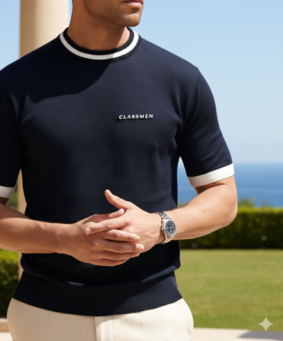 CAMISETA OLD MONEY -BLUE NAVY-