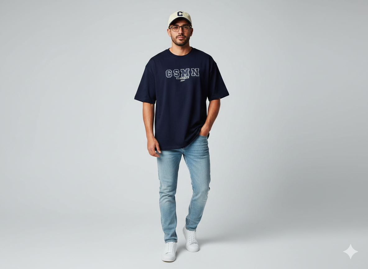 CAMISETA OVERSIZE -CSMN COLLEGE EDITION-