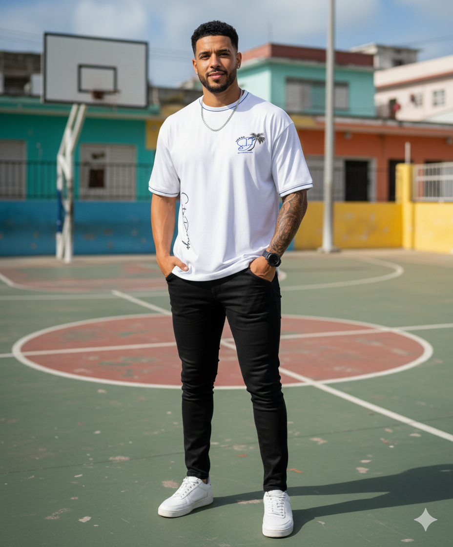 CAMISETA OVERSIZE -SANTO DOMINGO COASTLINE-