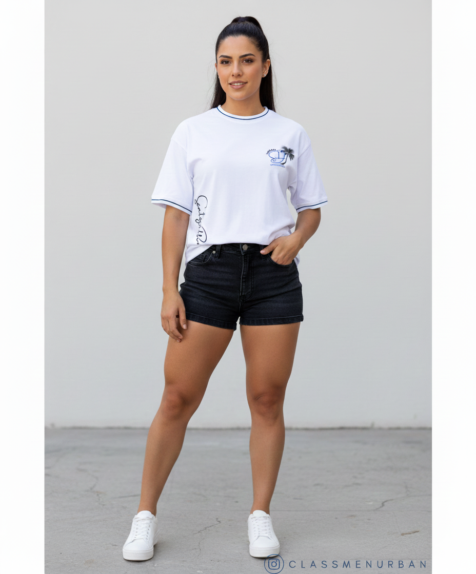 CAMISETA OVERSIZE -SANTO DOMINGO COASTLINE-