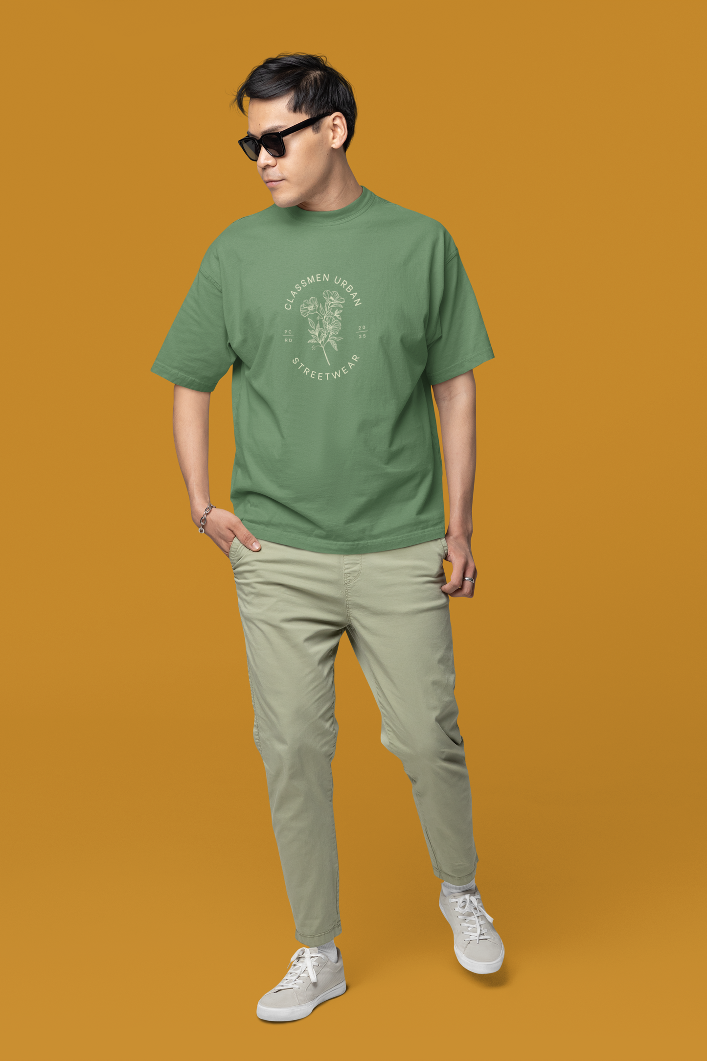 CAMISETA OVERSIZE -URBAN FLOWER-